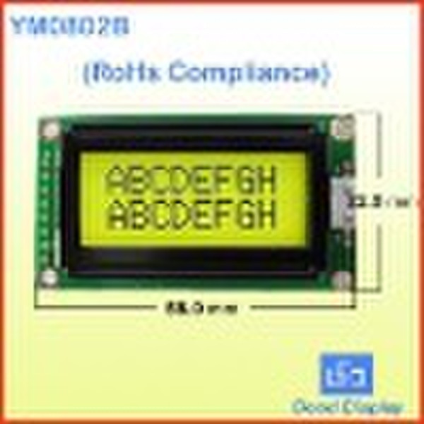 8x2 Dot matrix Display