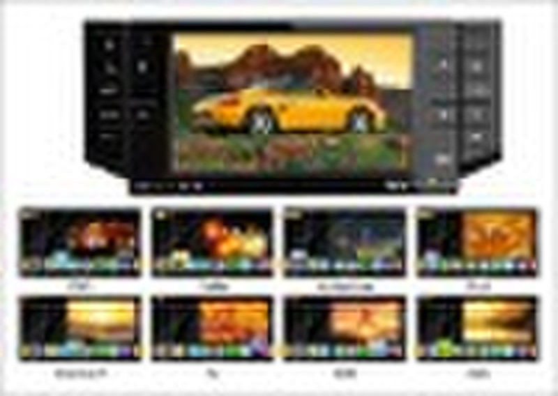 4.3" Single Din DVD Player