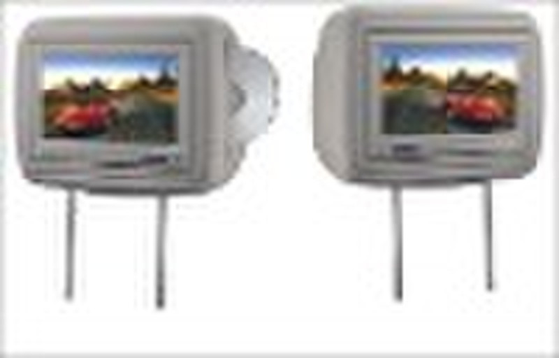 8.5" CAR HEADREST PILLOW MONITOR WITH DVD PLA