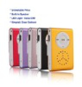 Micro SD Card Reader MP3 Player With Speaker