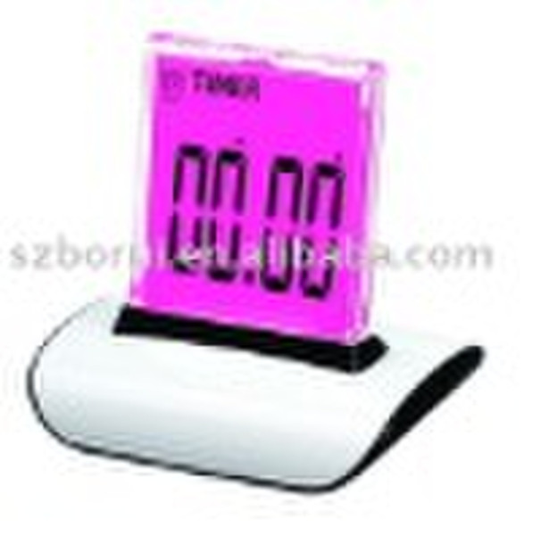 color changing LCD clock