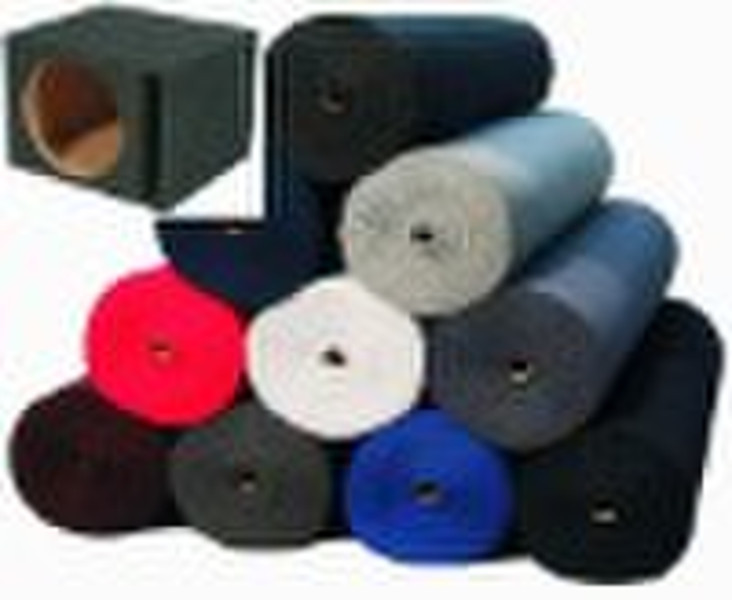 needle punched carpet for speaker boxes