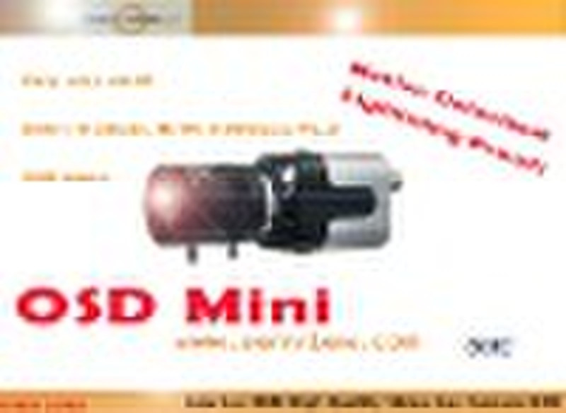 OEM High Quality Video OSD-Kasten-Kamera, CCTV-Kamera