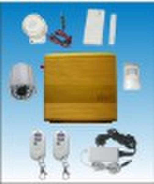 wireless gsm sms mms alarm system with photo takin