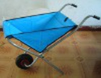 foldable,plastic tray,steel frame,wheel barrow WB0
