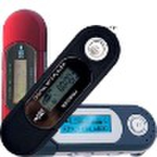 Digital MP3 Player with 1.1" LCD Screen, 7 co