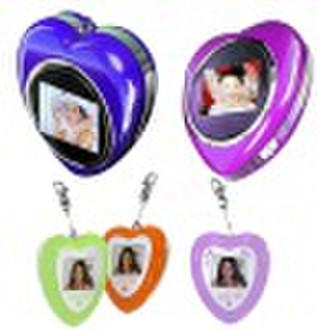 USB1.1 Heart-shape digital photo frame