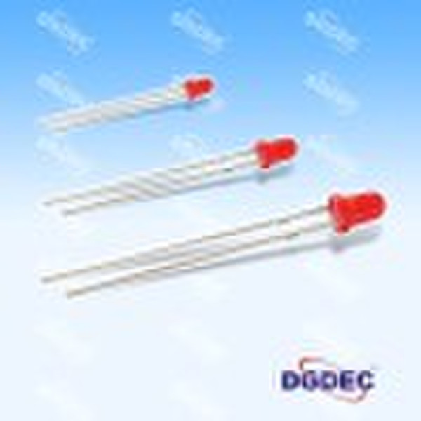 3mm Red light emitting diode (LED)