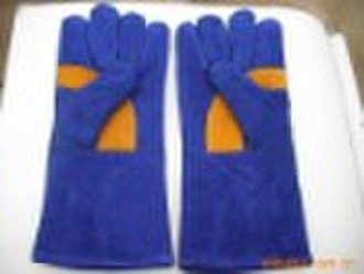 cow split leather safety glove G1002A