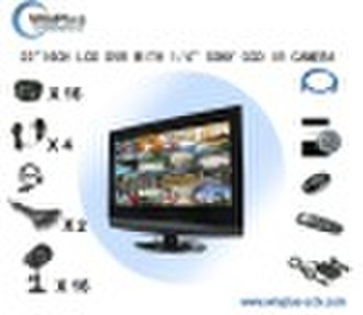 22" 16CH H.264 LCD DVR & 16 x IR CCD Came
