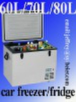 80L portable 12V/24V DC car fridge