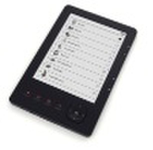 6' e ink ebook reader with touch buttons