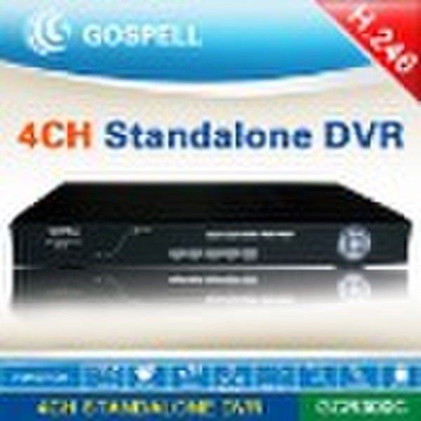 4CH H.264 Standalone-Sicherheit CCTV-DVR