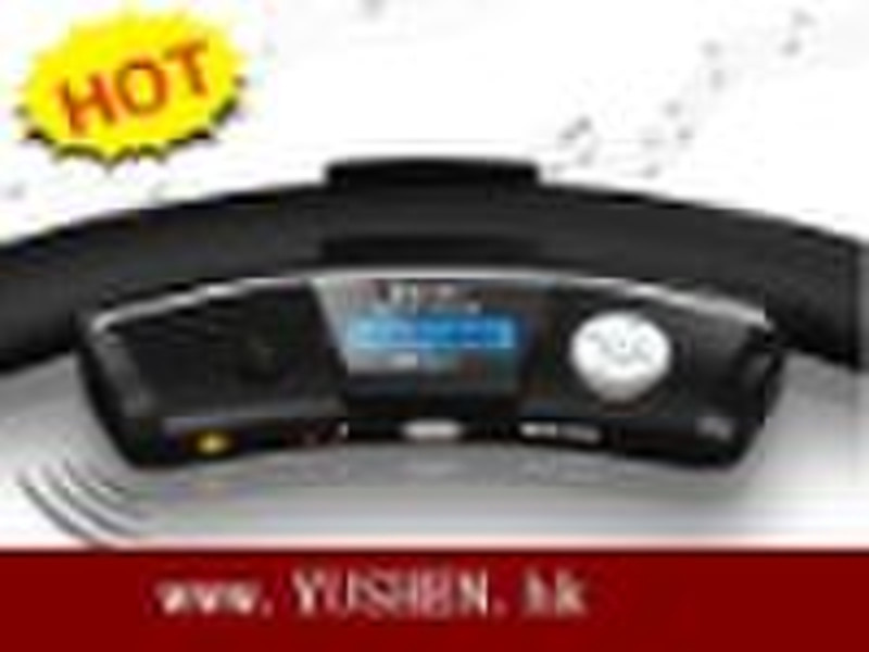 Steering wheel bluetooth car kit MP3 FM transmitte