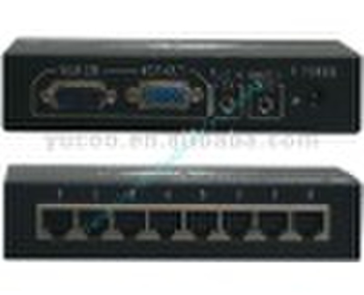 4 Ports UTP VGA Video Transmitter Via Cat5