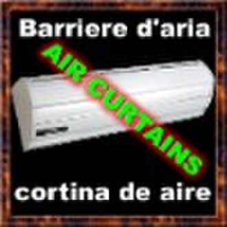 Commercial cold air curtains