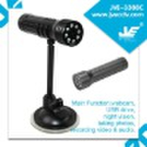 flashlight camera for sport, security JVE-3308C