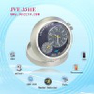 HD motion detection camera, clock dvr JVE-3311E