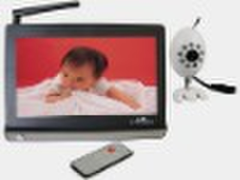 7" TFT LCD wirless baby monitor CKM-RC860+705