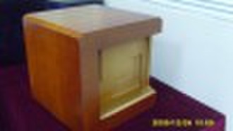 speaker wood veneer cabinet
