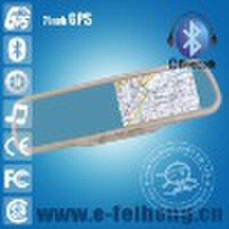 5 inch mirror gps with high difinition