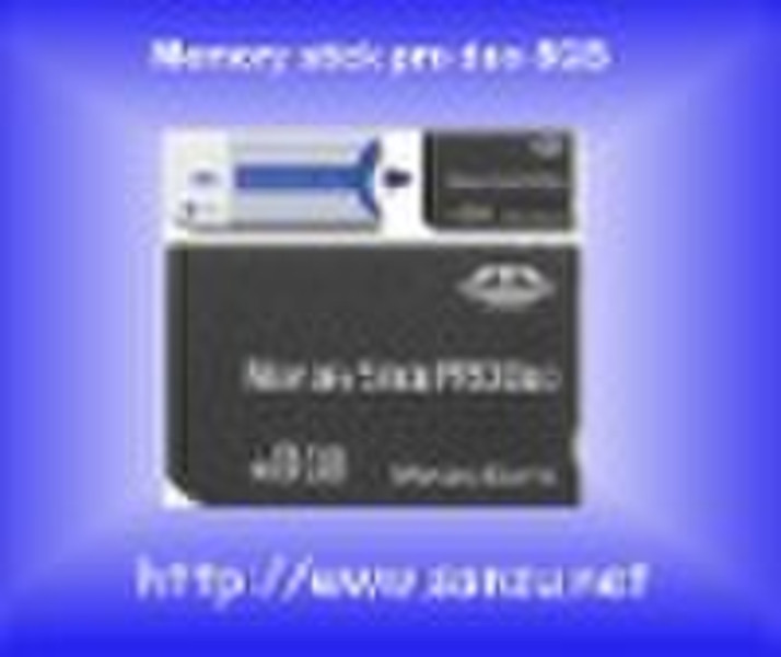 Memory Stick PRO Duo 1GB, 2GB, 4GB, 8GB, Speicher ca