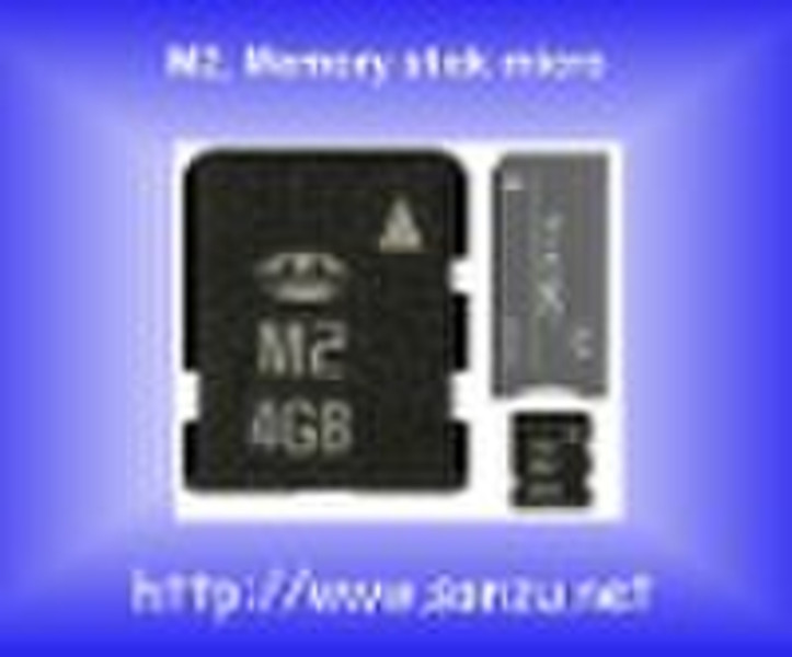 Memory Stick Micro, m2, Speicherkarte 1GB, 2GB, 4GB