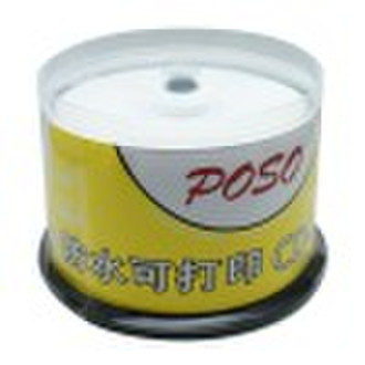 POSO White Water Proof Hub Printable CD-R 50P