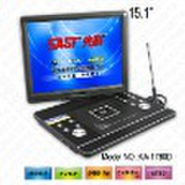 15.4"Portable dvd player with digital tv(ISDB
