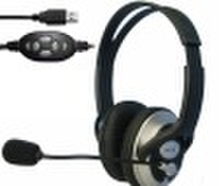 Digital Sound USB Headphone for Computer USB-52C