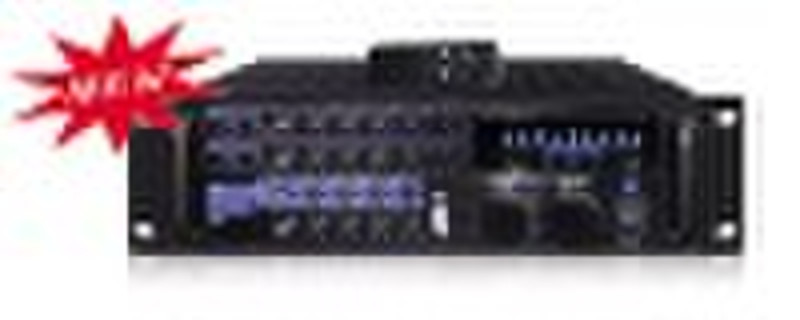 Professional Karaoke Power Amplifier with Key Cont