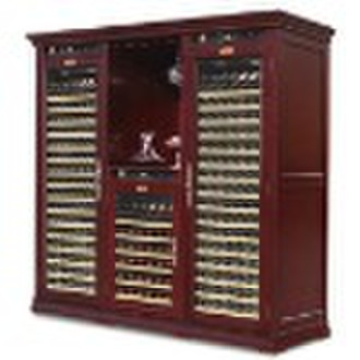 Wooden wine refrigerator