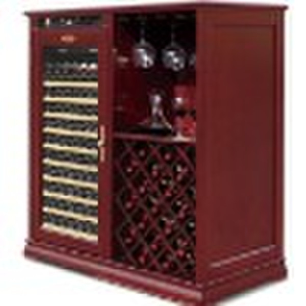 wooden wine cellar