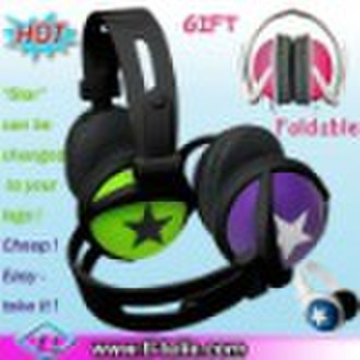 Promotion Star Folding headphone