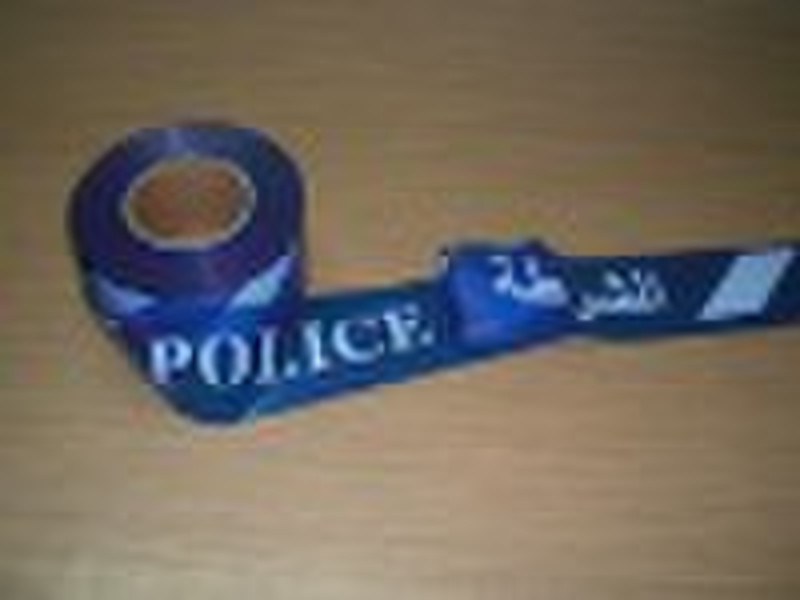 Police barricade tape