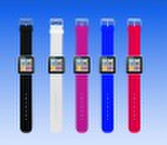 silicone watch band case for iPod Nano 6