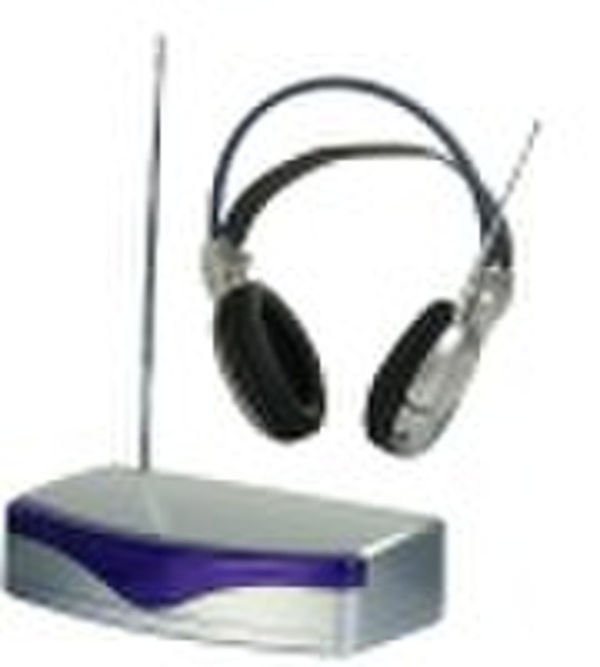 wireless headset with FM radio