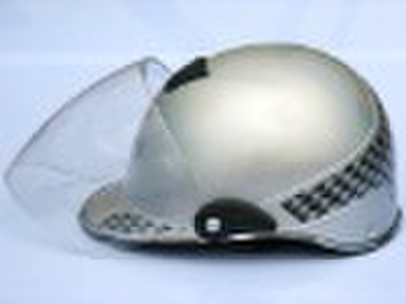 Silber Half Face Helmet DF-205