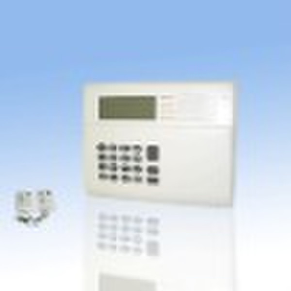 Wireless LCD alarm system support Contact ID