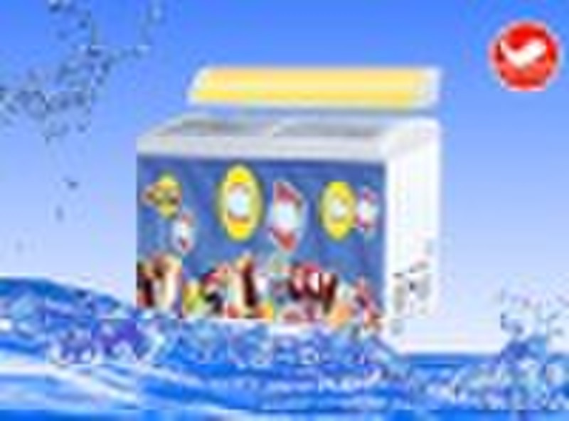 300L cold refrigerator with sticker