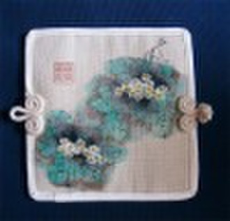 Ladies' Handmade hand-painted Linen handbag fo