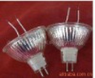 MR16 halogen lamp cup with leading wire