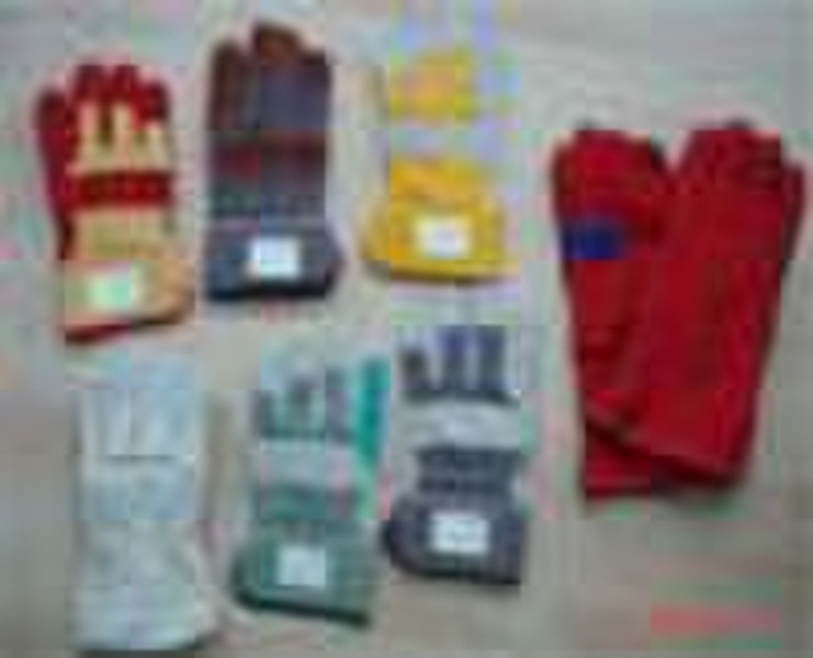 work  and welding gloves
