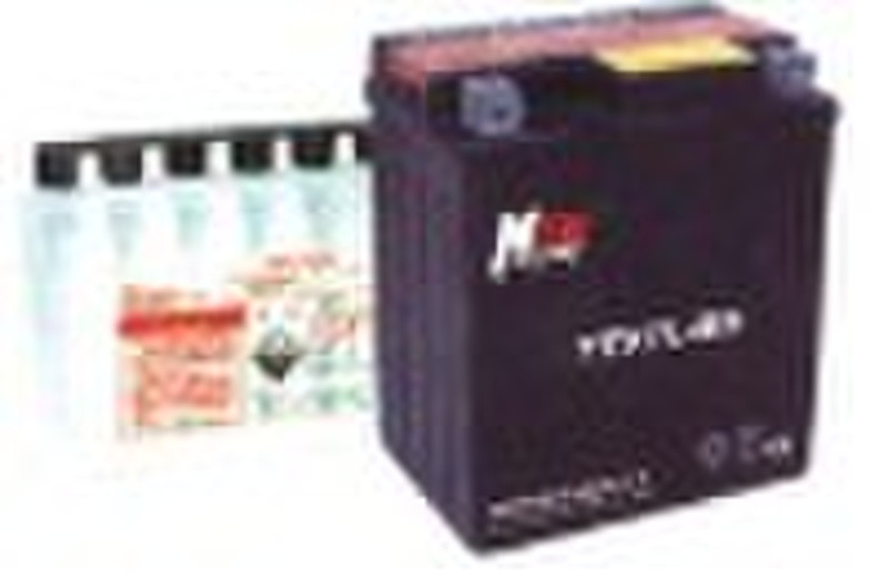 12V/7AH YTX7L-BS Dry Charged Motorcycle Battery