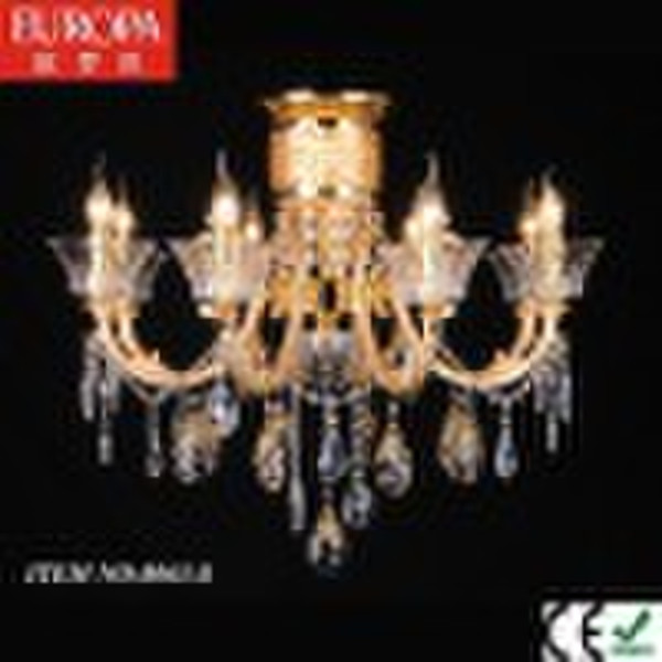 Six lights chandelier w Asfour Crystal Lamp 8063-8