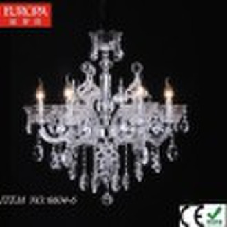 Lamp 6604-8 ASFOUR silver finish crystal elegant 8
