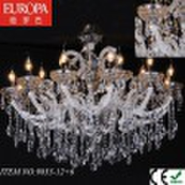 Crystal Ceiling Light 9833-12+6 18lights 2 tier fa