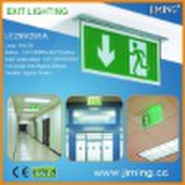 10LED wiederaufladbare Emergency Exit Signs-LE299: en