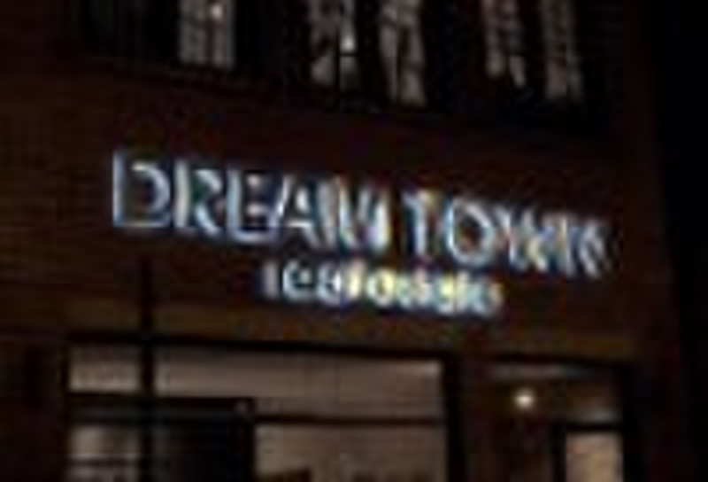 back light led channel letter signs