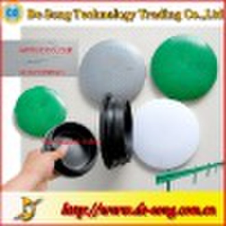 Rubber cap for highway guardrail column